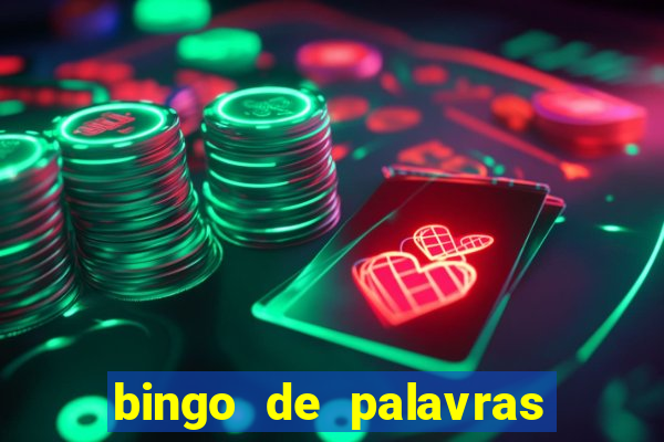 bingo de palavras de natal